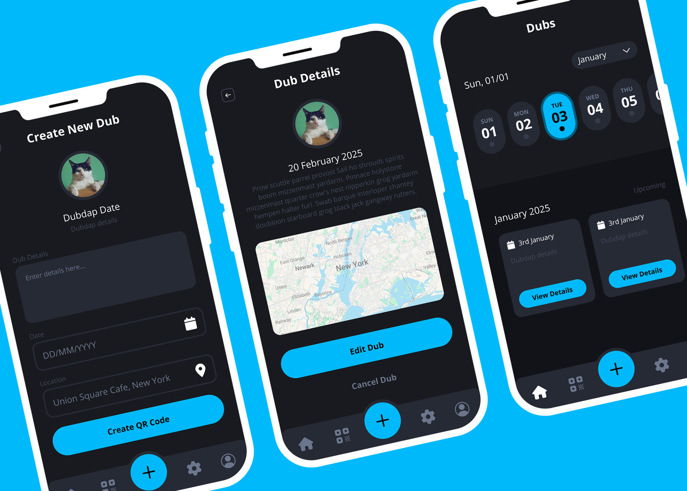 Dupdab App Design