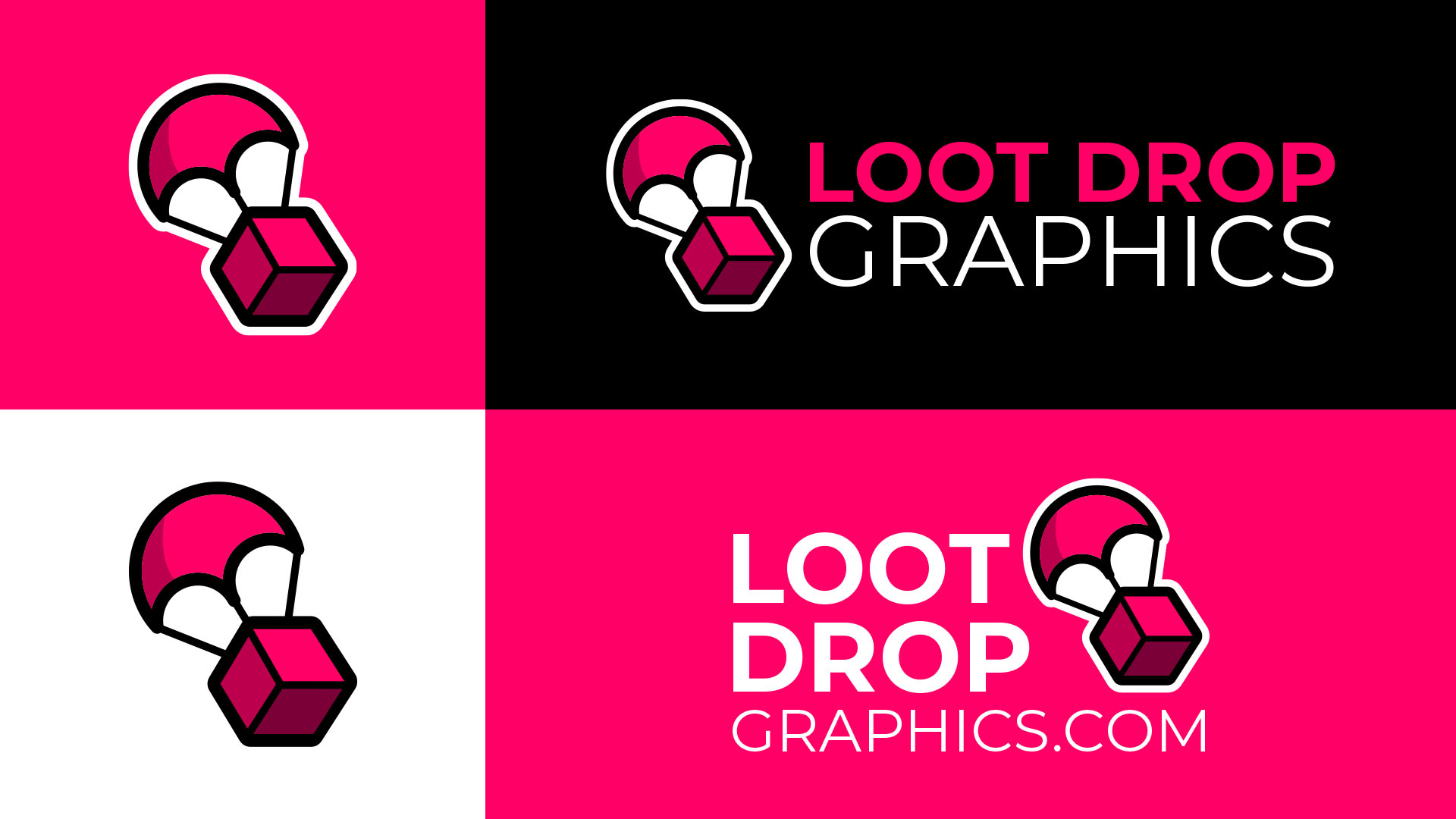 Loot Drop Graphics Brand Identity Design